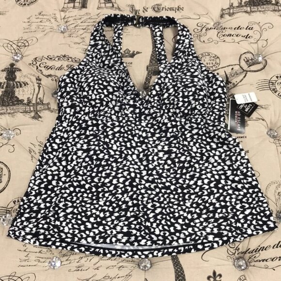 Island Escape Trendy H-Back Underwire Swim Top - Picture 5 of 9